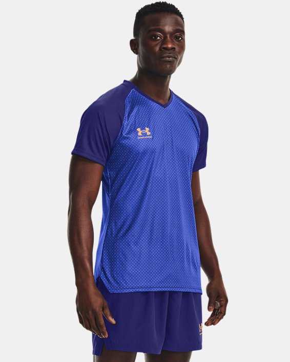 Men's UA Accelerate T-Shirt in Blue image number 0